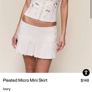 Brand new with tags guizio mini skirt